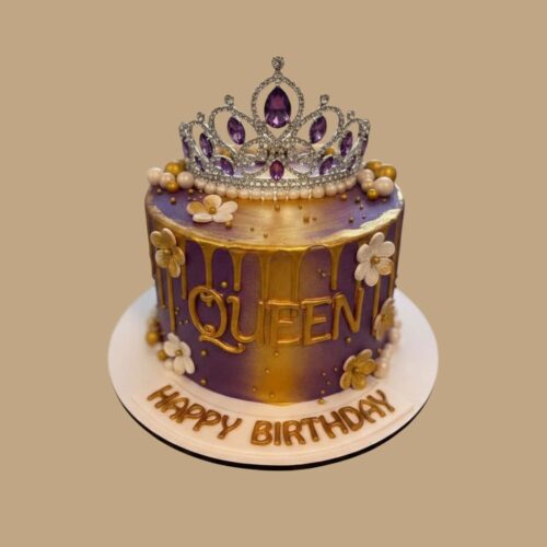 Birthday Queen Torte mit Krone