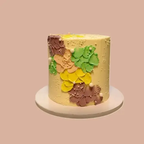 Buttercream Flower Cake in Pastel Colors