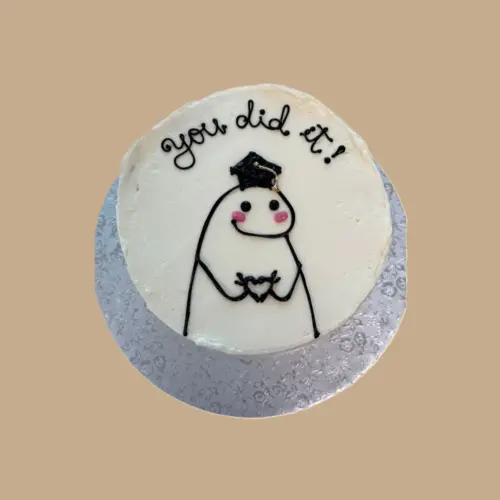 You did it Bento Cake with Heart